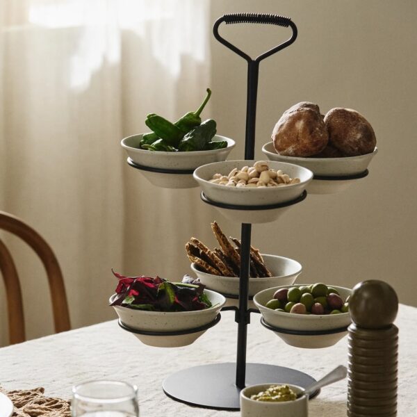 Serveerimislause raam Primula must 33x33x h49cm