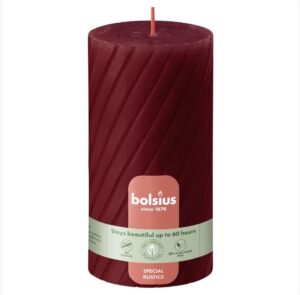 Lauaküünal Rustic Twisted punane 13×6,8cm 60h