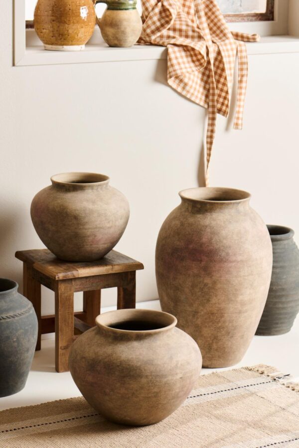 Vaas Minerva pruun Ø31,7x h24,5cm