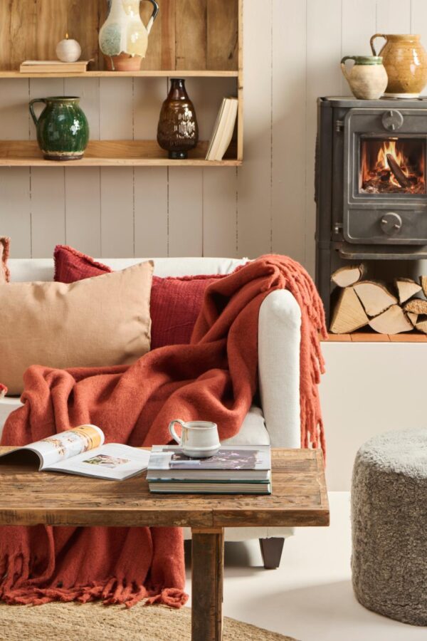 Pleed Throw punane 130x170cm