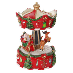 Dekoratsioon Muusikakarp karuselliga h17cm