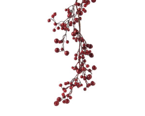 Vanik punaste glitter marjadega 130cm