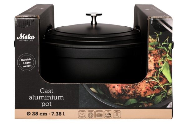 Maku ahjupott must 7,4L