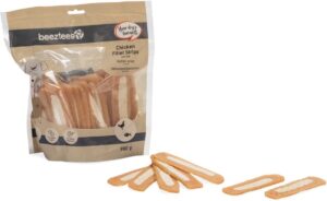 Maius kuivatatud kanafilee ribad kalaga 900g