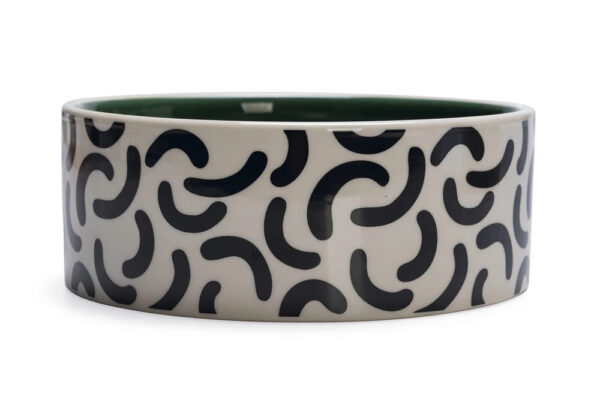 Sööginõu Mark koerale must/valge 700ml Ø16x h6cm