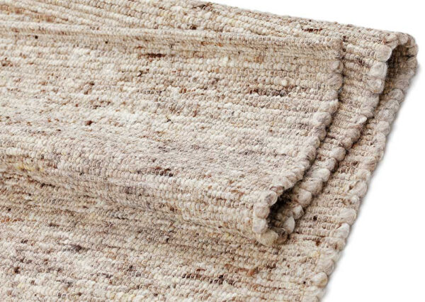 Kahepoolne käsikootud vaip Narma Hygge beež 140x200cm