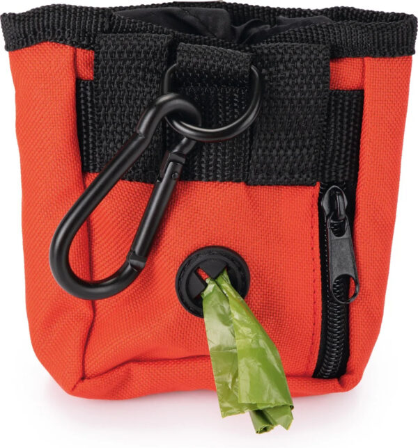 Kakakotihoidja + maiusekott punane 8x4x h10cm