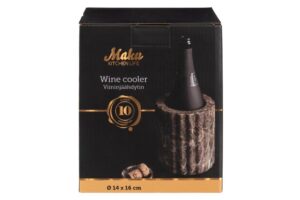 Maku Cooler pruun marmor Ø14x h16cm