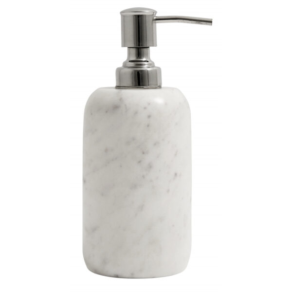 Seebidosaator valge marmor Ø8x h13cm