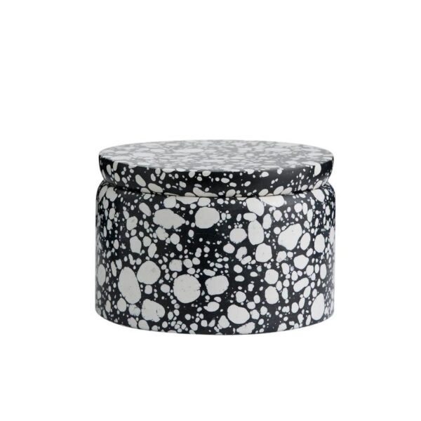 Hoiukarp Mules must marmor Ø18x h13cm