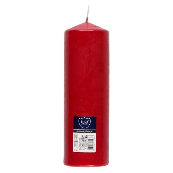 Küünal tumepunane 160h Ø8x25cm