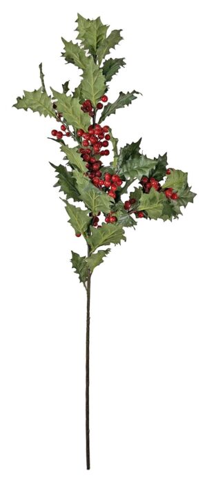Kunstoks Holly punane/roheline 80cm