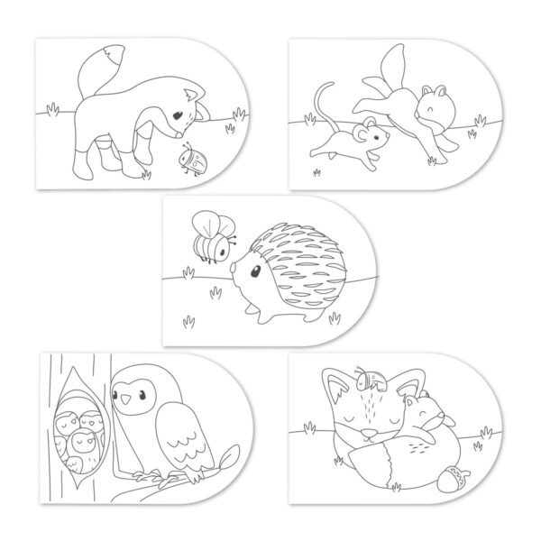 Little Dutch Maalimisraamat Forest Friends