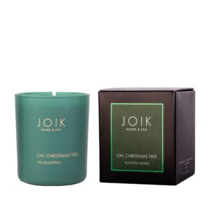 JOIK Home & Spa lõhnaküünal Oh, Kuusepuu kinkekarbis 150g