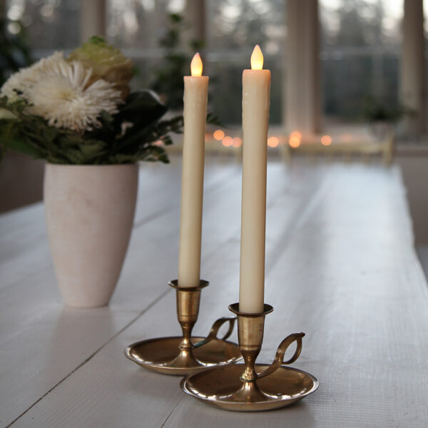 LED küünal Antiik shampanja Ø2,1x h25cm 2tk/pk