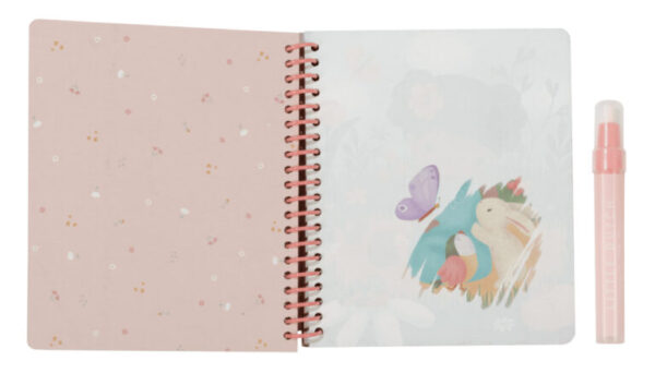 Little Dutch veepliiatsiga värviraamat Rosa & Friends