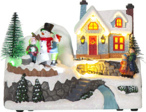 Mägiküla Winterville värviline 18×12,5x h13cm 7LED