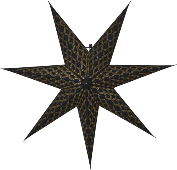 Täht paberist Brodie must 60x15x h60cm