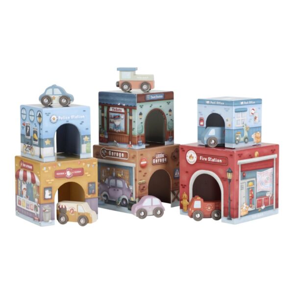 Little Dutch Ladumisklotsid koos autodega FSC