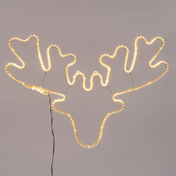 Valgusti põder soe valge 60x42cm 270LED IP44