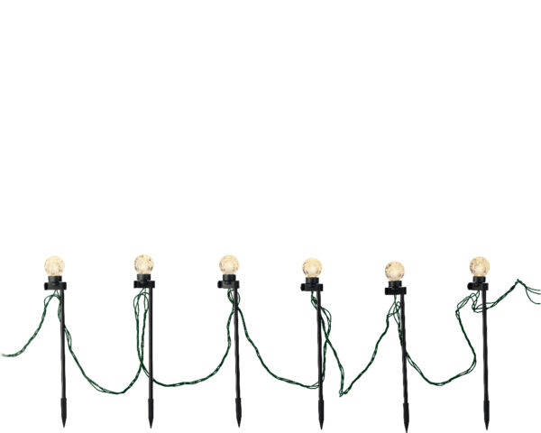 Valguskett peotuled soe valge/ värviline 9,5m 20LED IP44