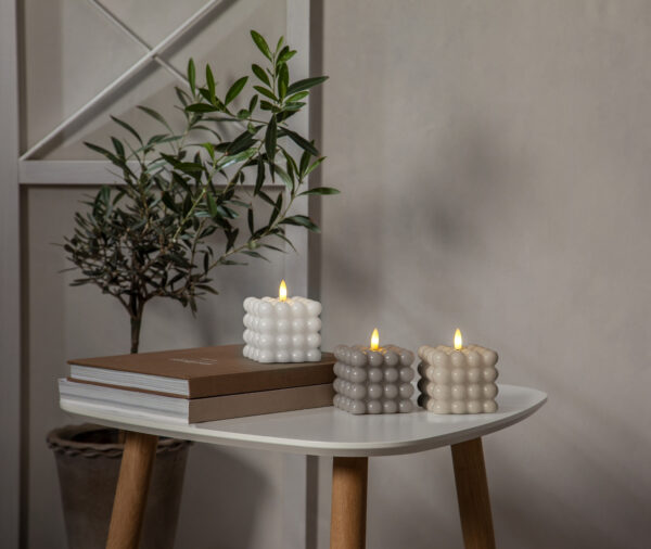 LED küünal Dot hall 7,5x7,5x h9,5cm