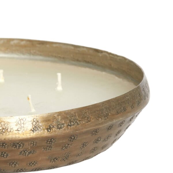 Küünal Abba kausis, kuldne Ø20x h4,5cm