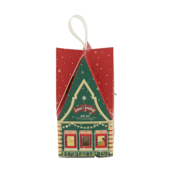 Küünal kinkepakis maja 7,5x7,5x h14cm