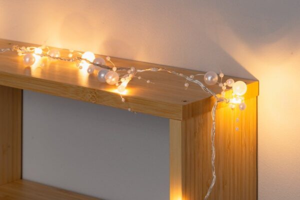 Pärlikett soe valge 2m 20LED