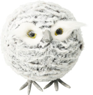 Dekoratsioon öökull seisev 15x15x h17cm värvivalik 1tk