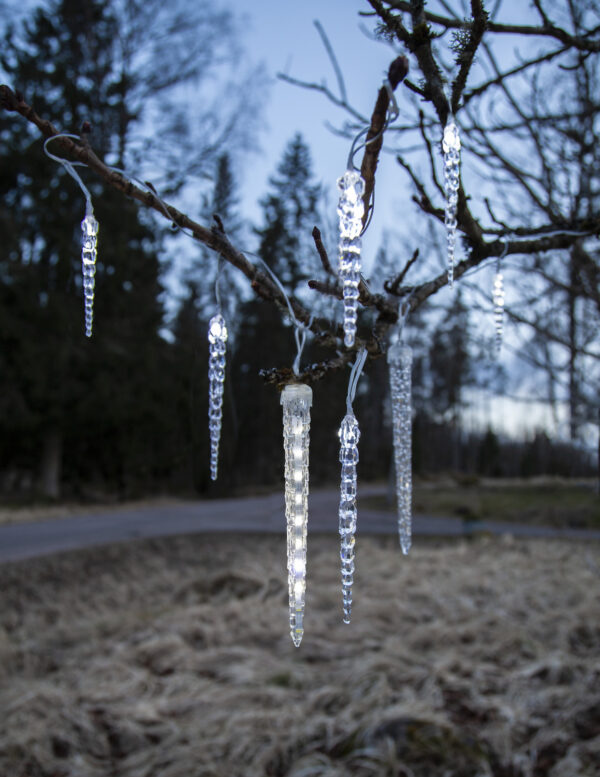 Jääpurikakett Gelido külm valge 7m 24LED IP44