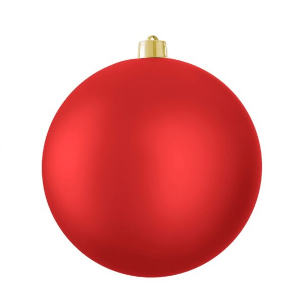 Jõulukuul punane matt Ø15cm