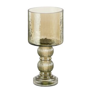 Küünlahoidja Mala klaas pruun Ø15,5x h33cm