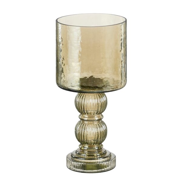 Küünlahoidja Mala klaas pruun Ø15,5x h33cm