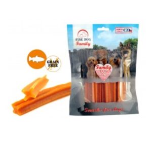 Koeramaius Fine Dog Family närimispulgad lõhega 200g