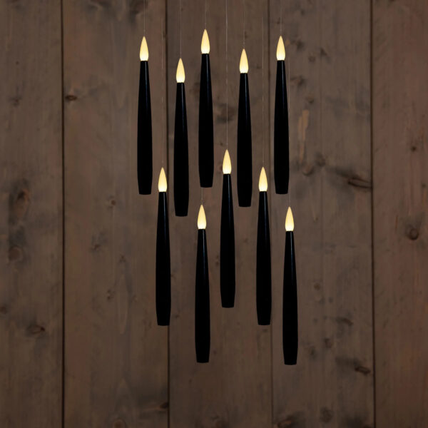 LED küünlad riputatavad puldiga 10tk 15cm