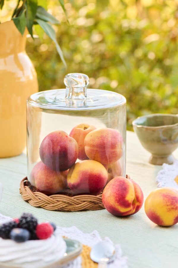 Serveerimisalus klaasist kaanega