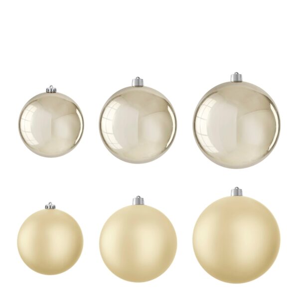 Jõulukuul šampanja matt Ø15cm