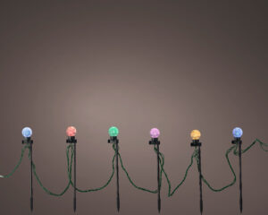 Valguskett peotuled soe valge/ värviline 9,5m 20LED IP44