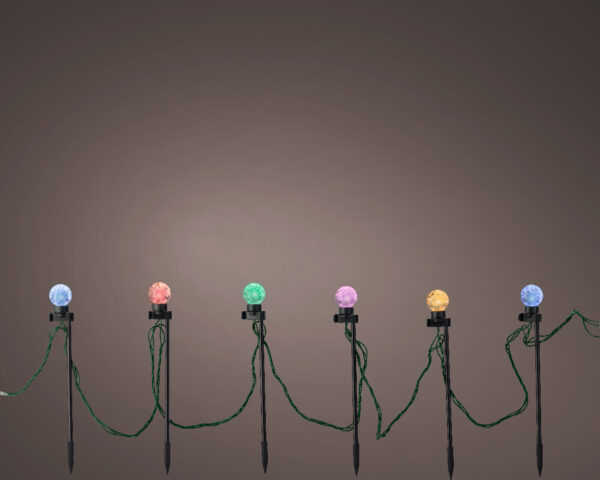 Valguskett peotuled soe valge/ värviline 9,5m 20LED IP44