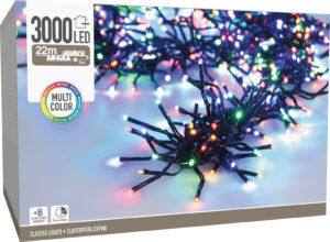 Valguskett värviline 22m 3000LED IP44