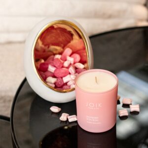 JOIK Home & Spa lõhnaküünal Raspberry Bon Bon kinkekarbis 150g