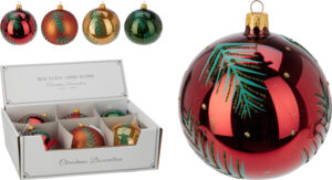 Klaaskuul roheline oks Ø10cm värvivalik 1tk