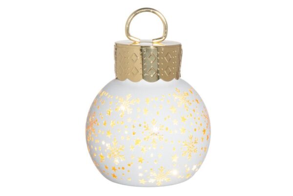 Dekoratsioon LED kuuseehe Stars valge Ø10cm