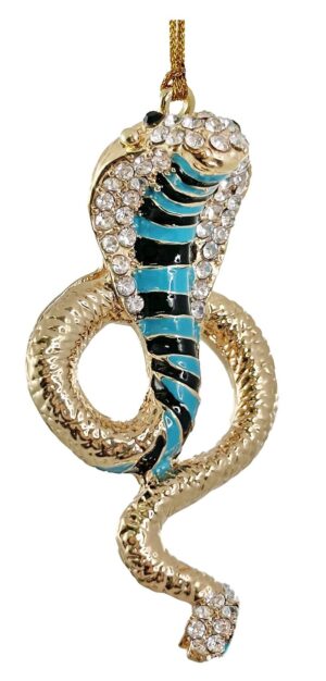 Kuuseehe metallist kobra kuldne 7cm