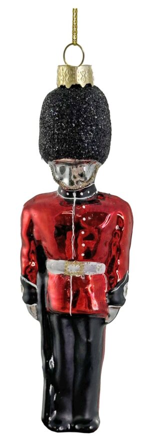 Kuuseehe klaasist sõdur punane 12,5cm