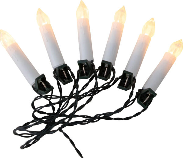 Valguskett Led küünlad soe valge 7,5m 30LED IP44