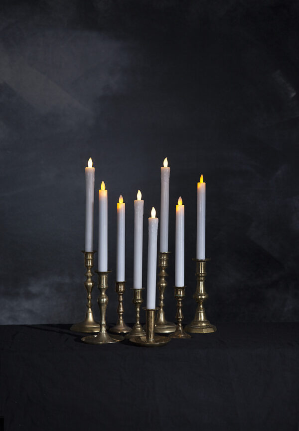 LED küünal Antiik valge Ø2,1x h25cm 2tk/pk