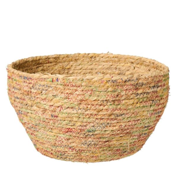 Korv punutud värviline Ø32x h17,5cm