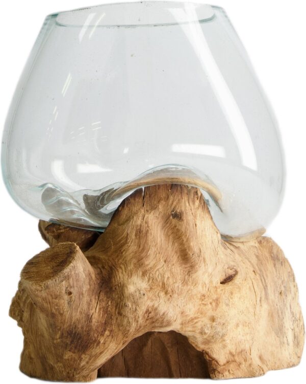 Juur klaasist kausiga 20x20x h20cm